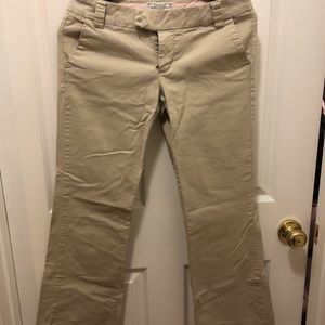 American Eagle Khaki flair pants